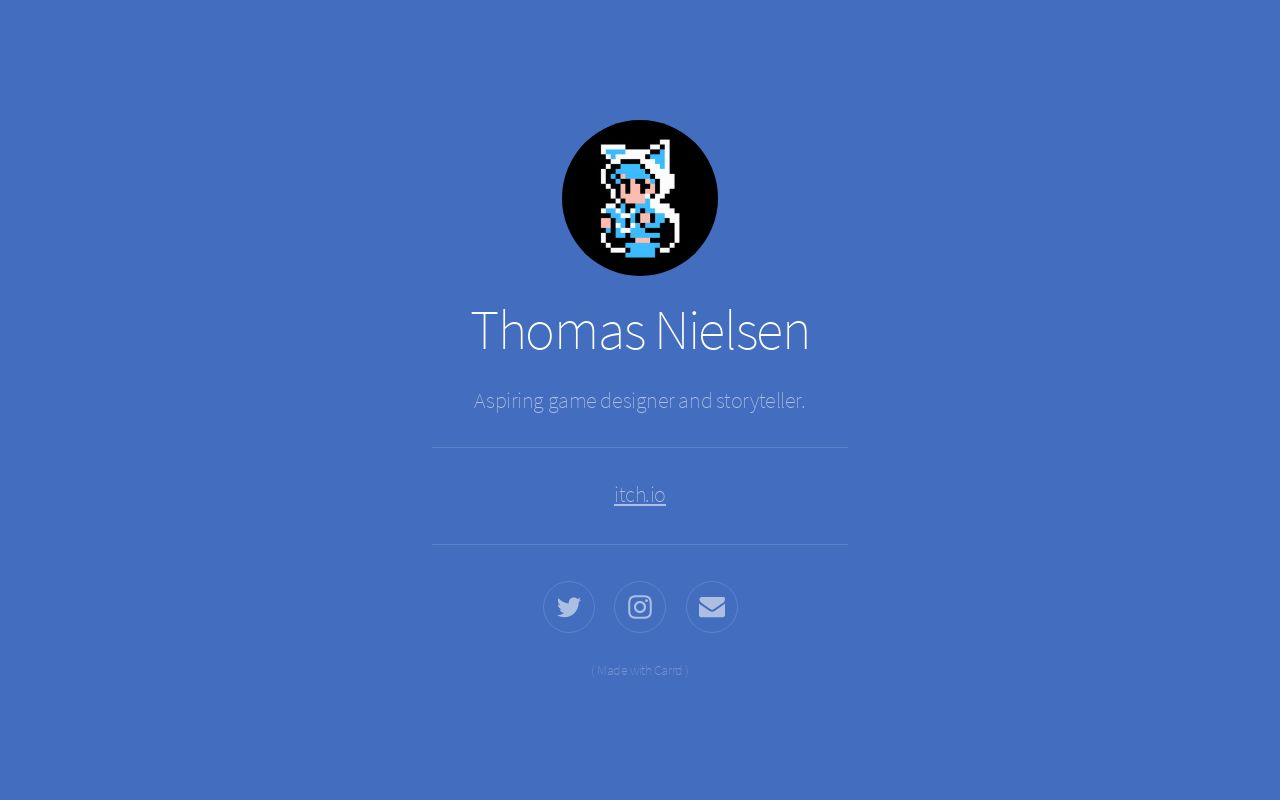 Carrd profile picture for @nielsen